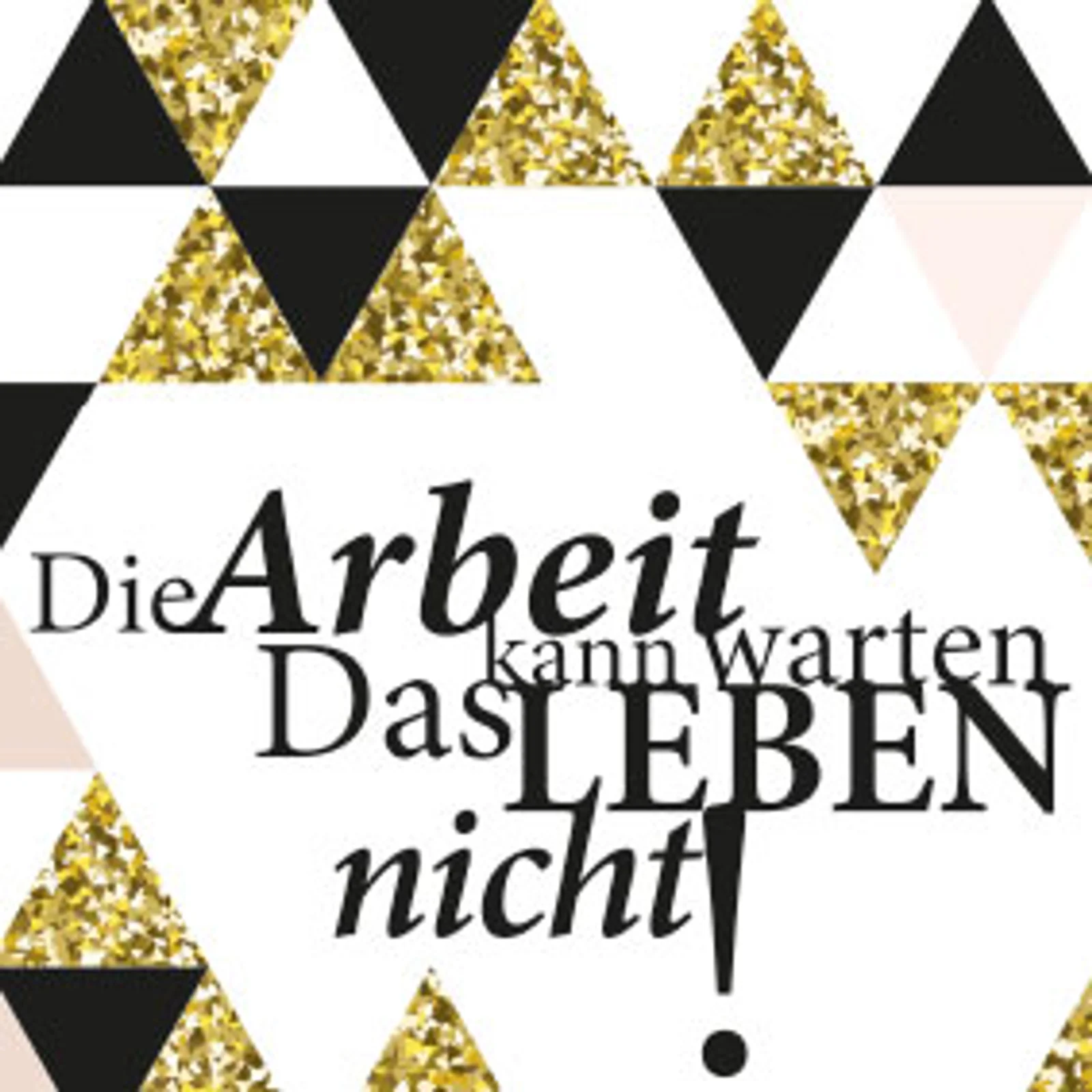 typoBILD "Die Arbeit kann warten. Das Leben nicht!"