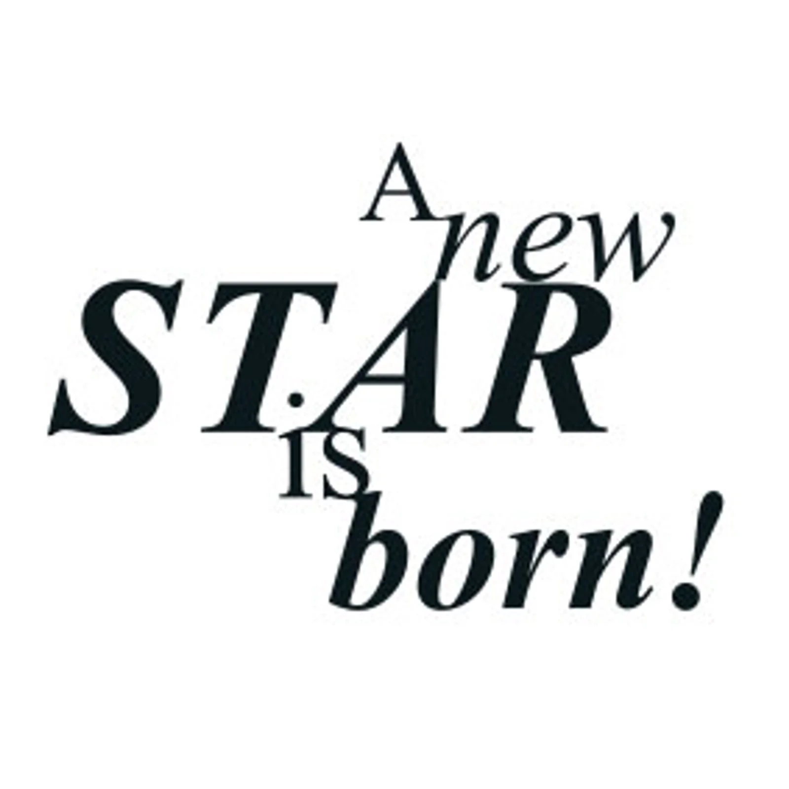 typoBILD "A new star is born!"