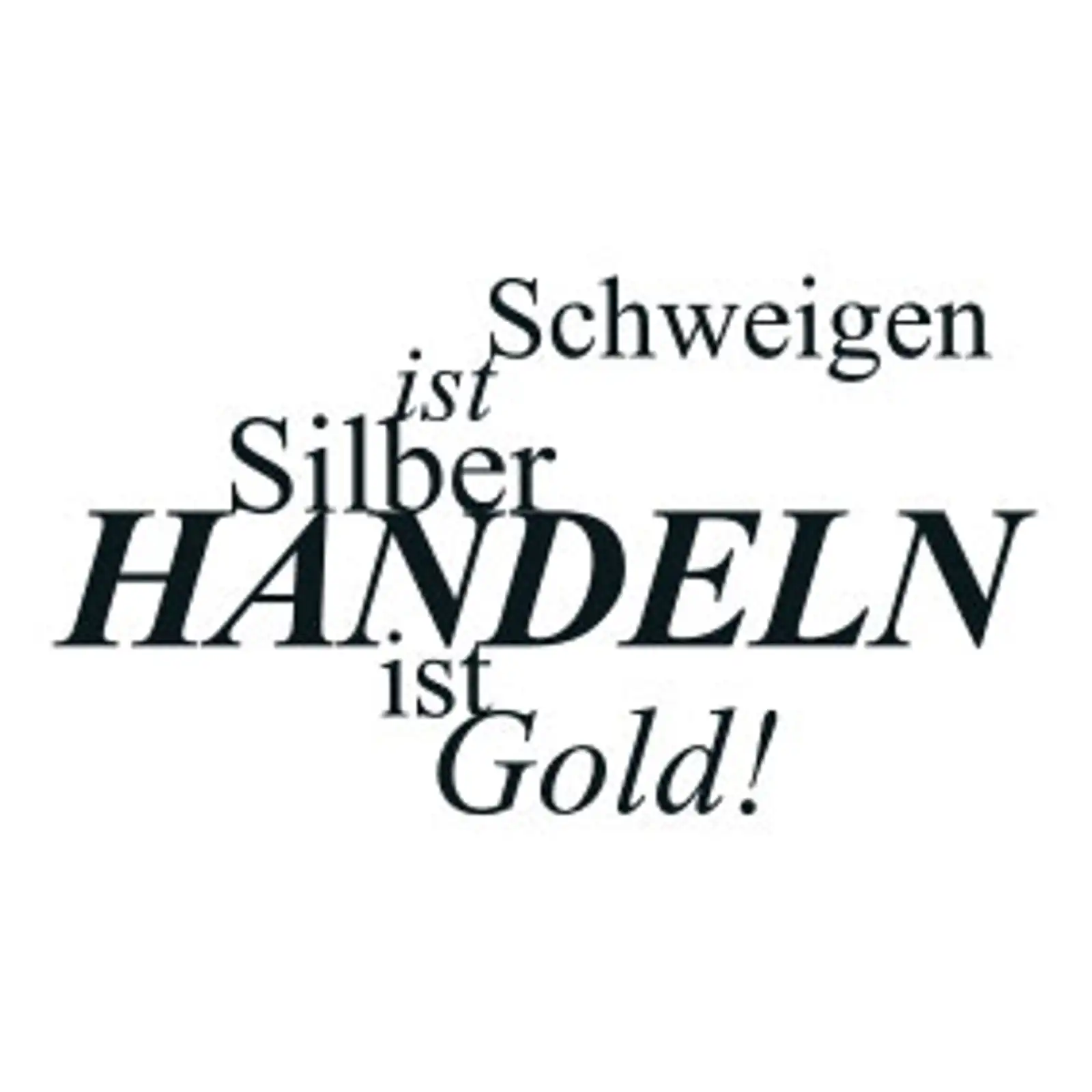 Thumbnail: typoBILD "Schweigen ist Silber, Handeln ist Gold!"