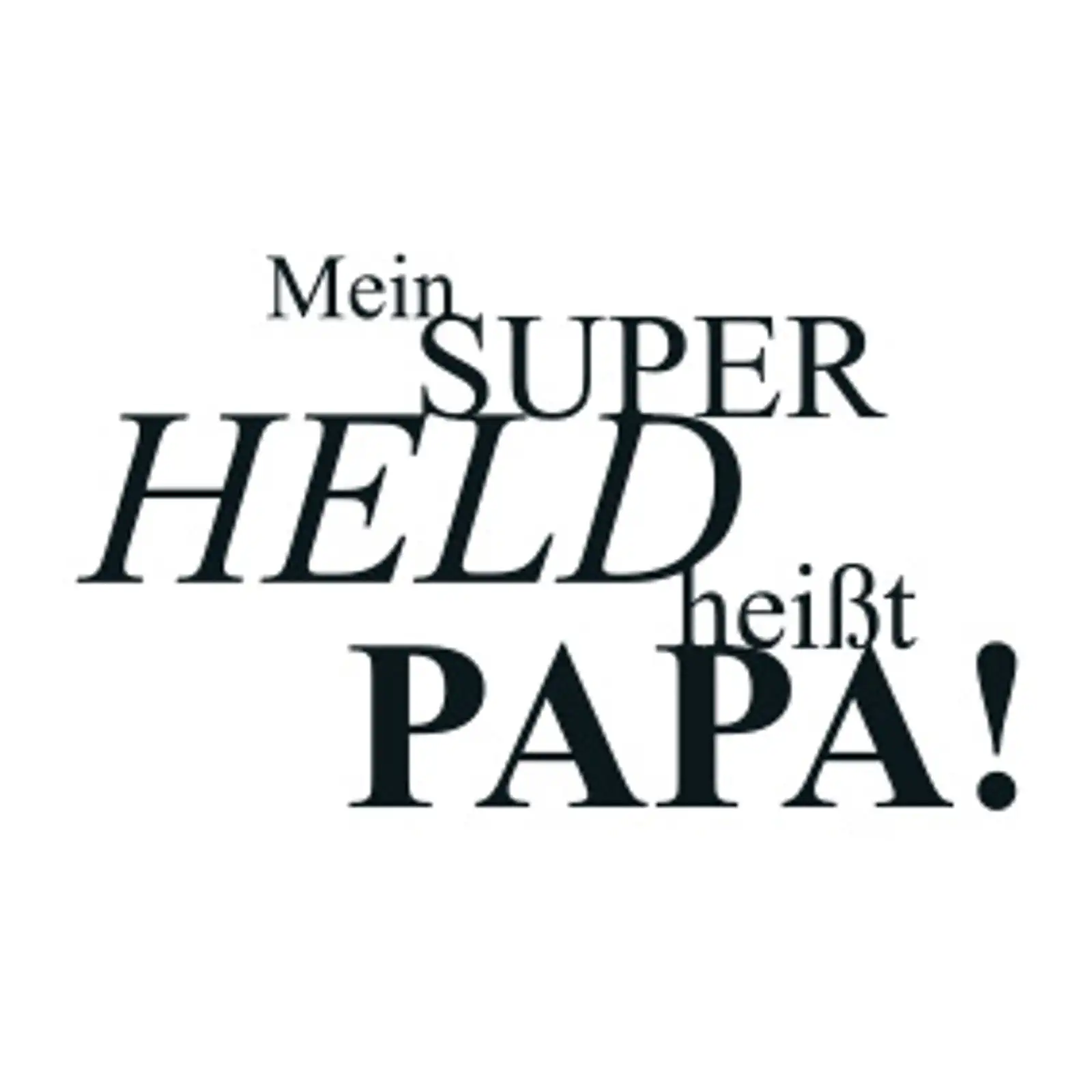 Thumbnail: typoBILD "Mein Superheld heißt Papa!"