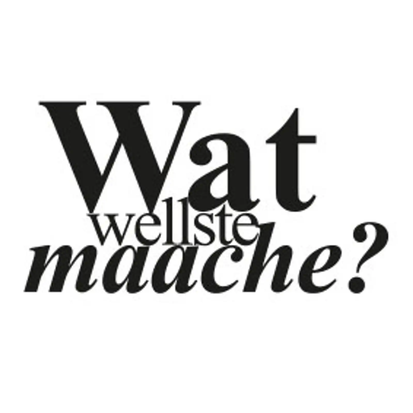 Thumbnail: typoBILD "Wat wellste maache!"