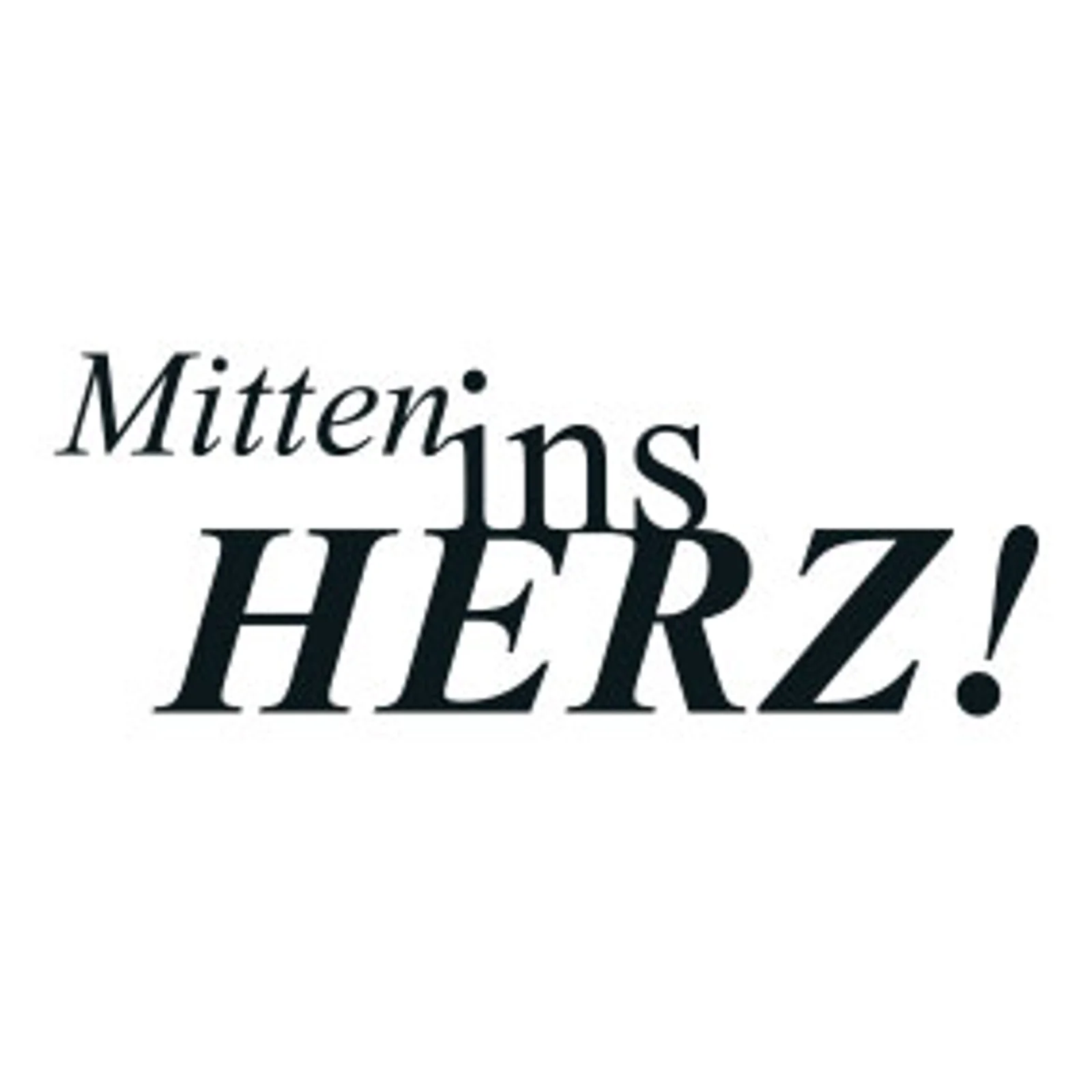 typoBILD "Mitten ins Herz"