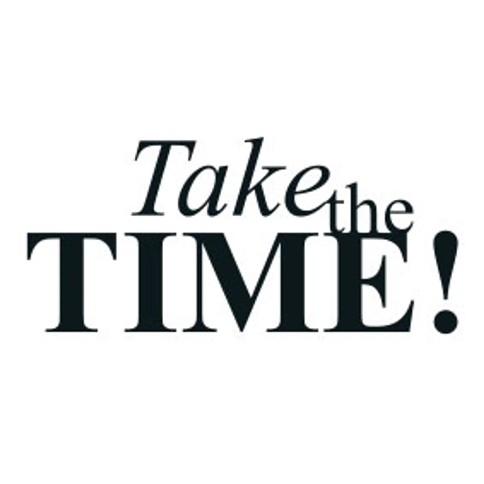 typoBILD "Take the Time!"