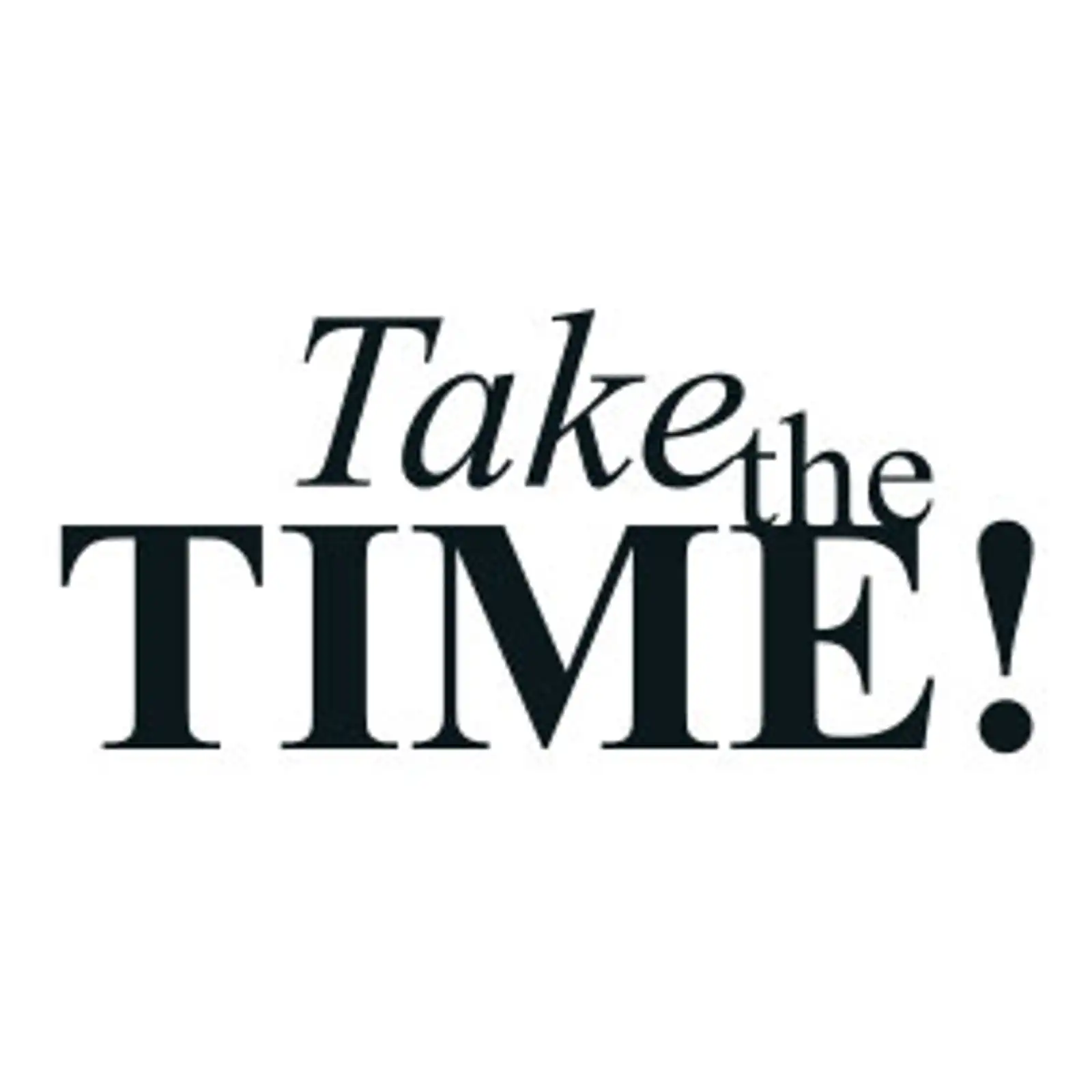 Thumbnail: typoBILD "Take the Time!"