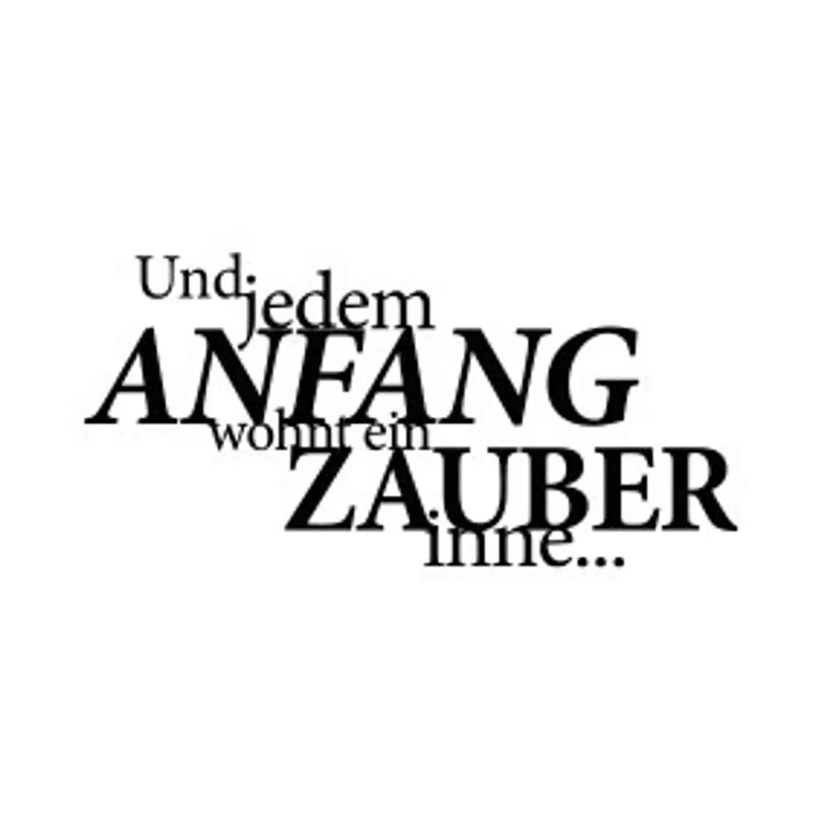 Thumbnail: typoBILD "Und jedem Anfang wohnt ein Zauber inne!"
