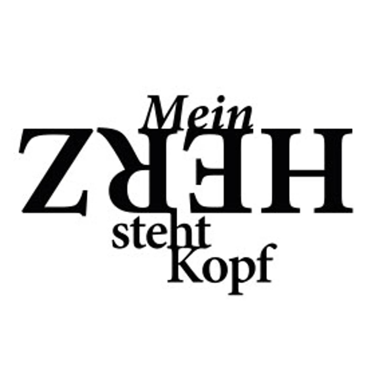 typoBILD "Mein Herz steht Kopf!"