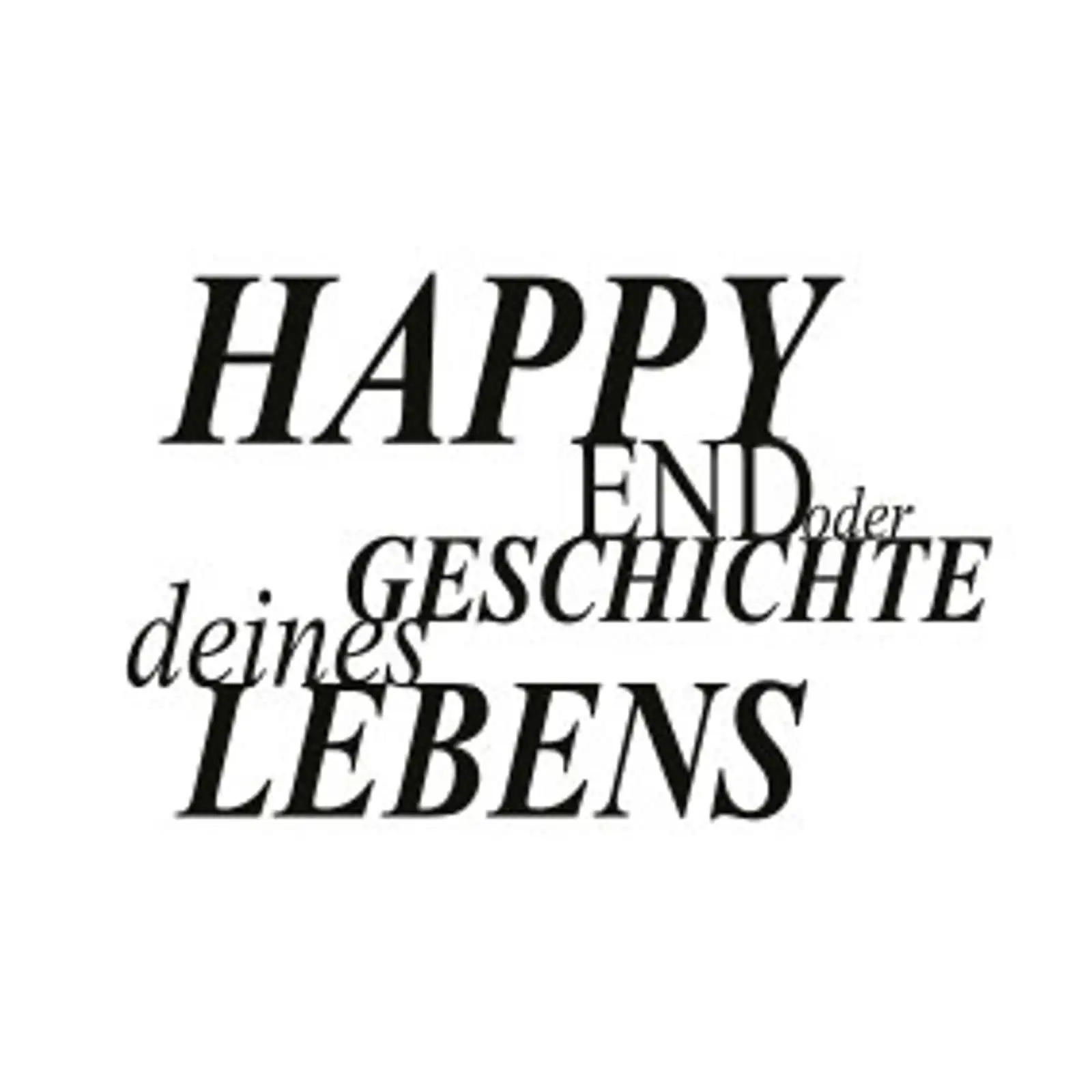 Thumbnail: typoBILD "Happy End oder Geschichte deines Lebens!"