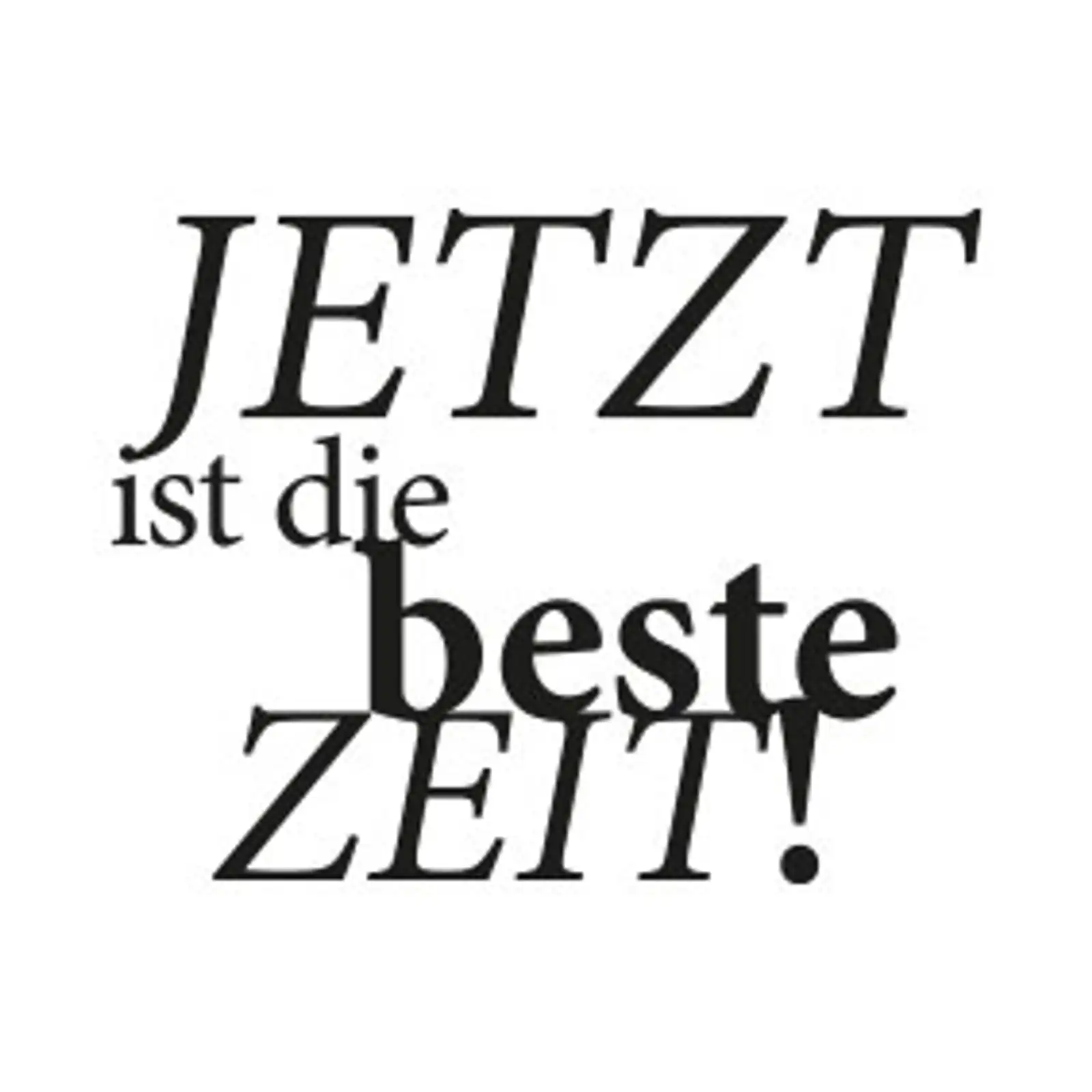 Thumbnail: typoBILD "Jetzt ist die beste Zeit!"
