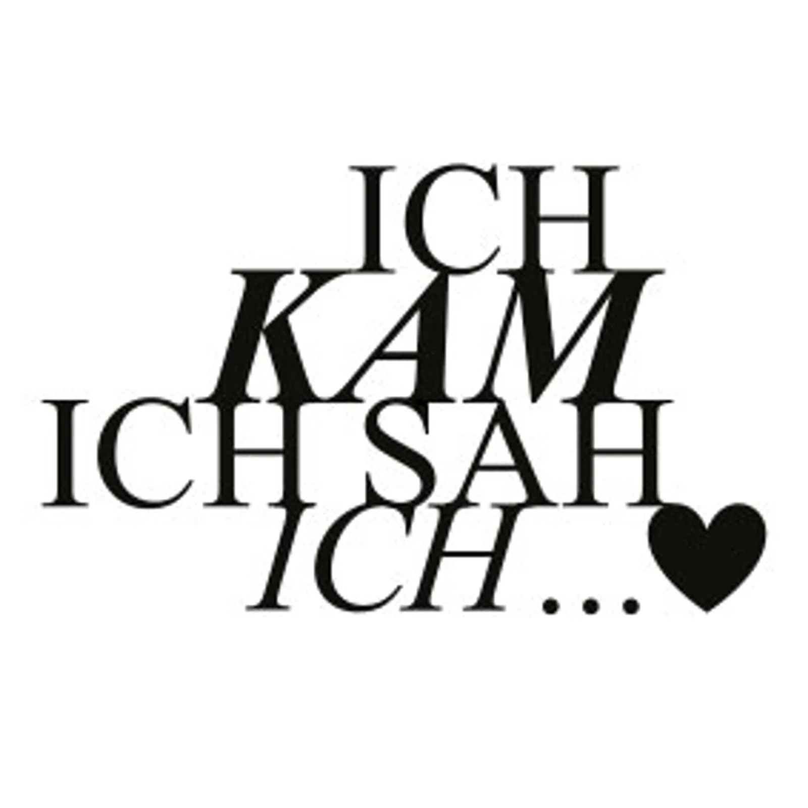 typoBILD "Ich kam. Ich sah. Ich...!"