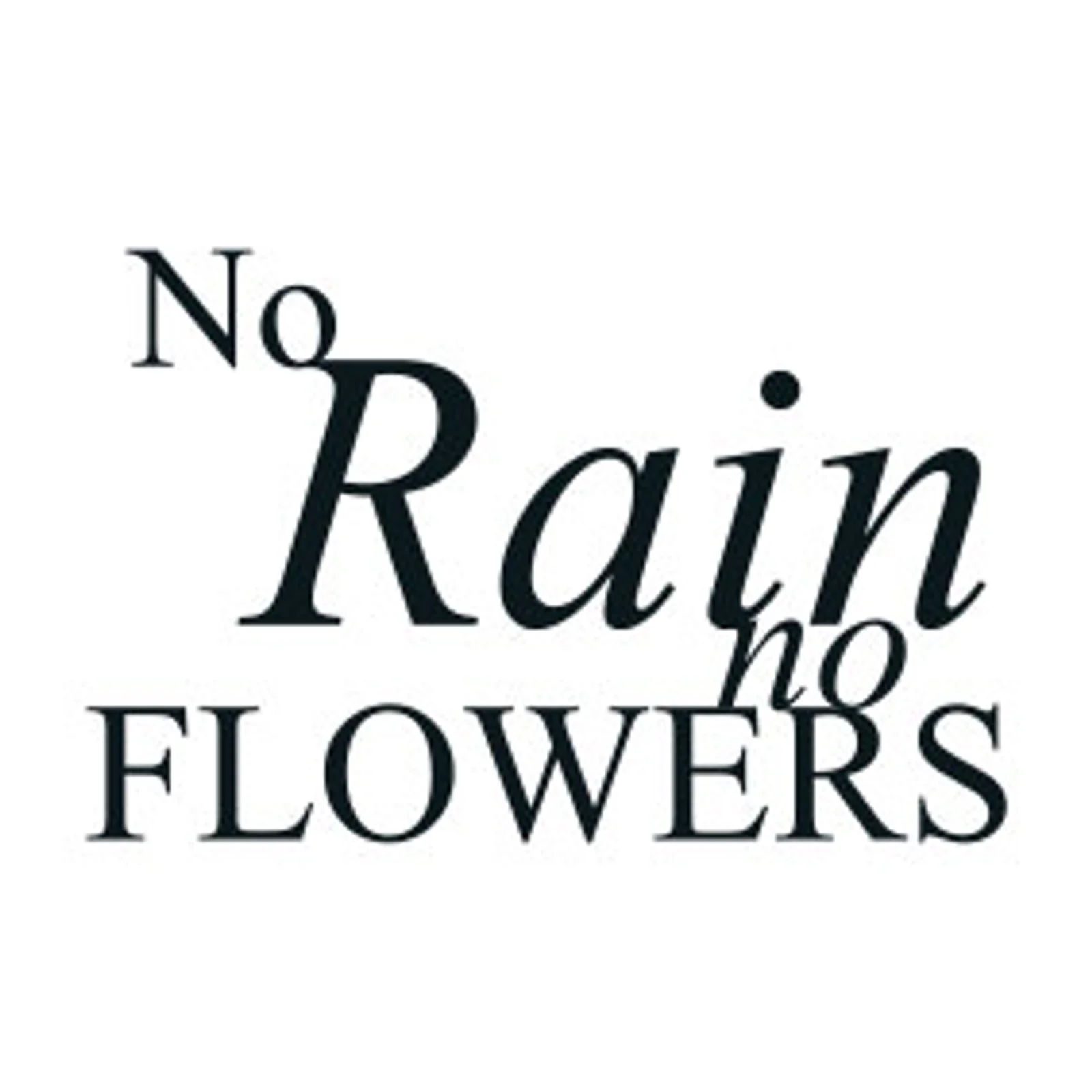 typoBILD "No rain, no flowers!"