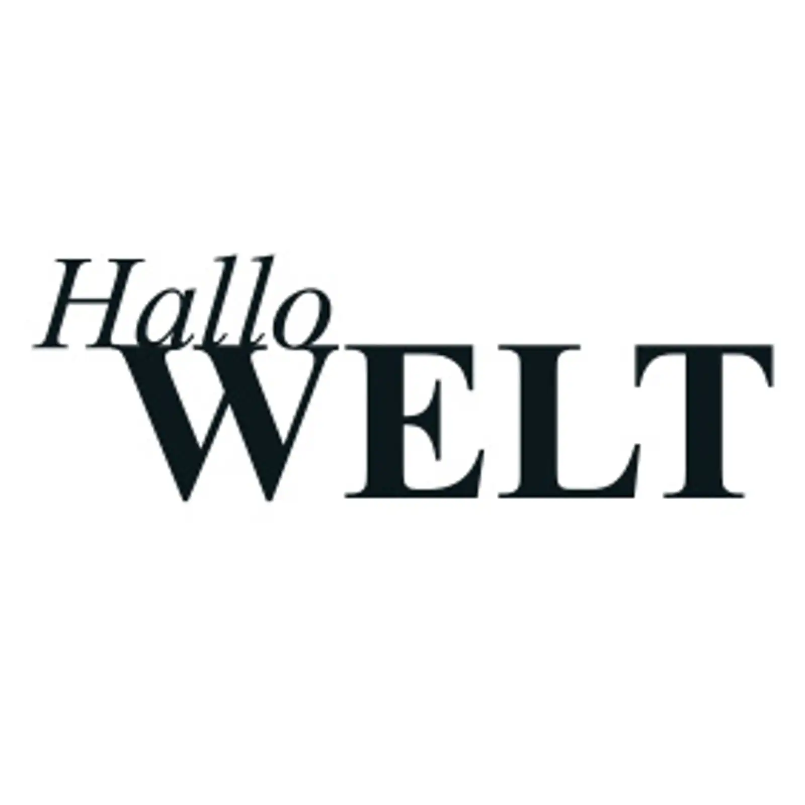 Thumbnail: typoBILD "Hallo Welt!"
